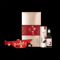 炊金饌玉禮盒│ 頂級厚切野生烏魚子 • 皇家松露薄鹽醬油