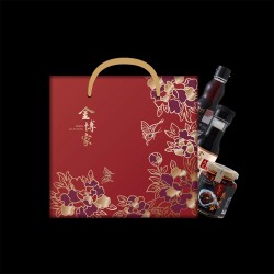 款式A 金家油禮禮盒│ 極品烏魚子XO醬 • 極品琥珀黑麻油 • 皇家松露薄鹽醬油