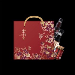 款式C 金家油禮禮盒│ 極品古香辣醬 • 極品琥珀黑麻油 • 皇家松露薄鹽醬油