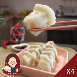 阿霞阿嬤-辣隻豬餃 (豬肉高麗菜水餃-小辣) 冷凍 4包/組